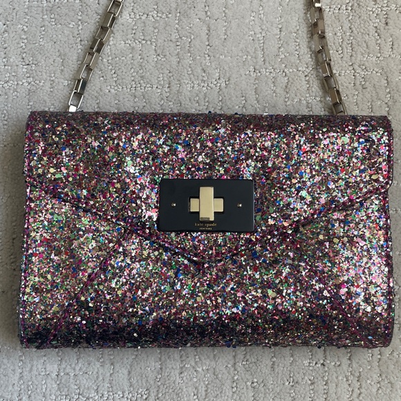Kate Spade glitter crossbody bag! Excellent condition, so cute! ✨ - Picture 1 of 12